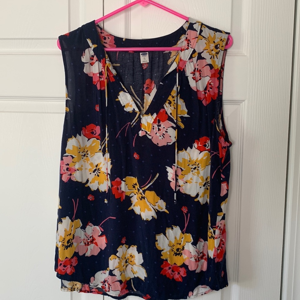 Float tank from Old Navy. Super popular print from a few years ago.